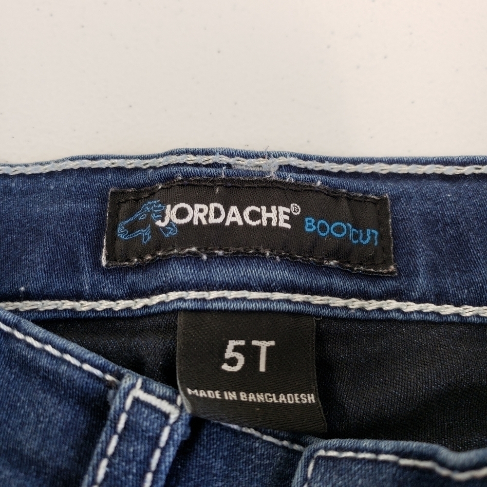 Jordache Bootcut Blue Jeans Girls Size 5T - Picture 5 of 7